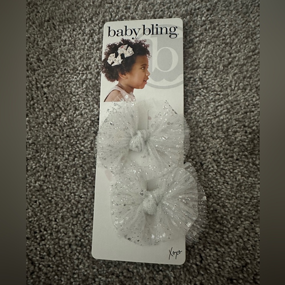 Baby Bling tulle clips